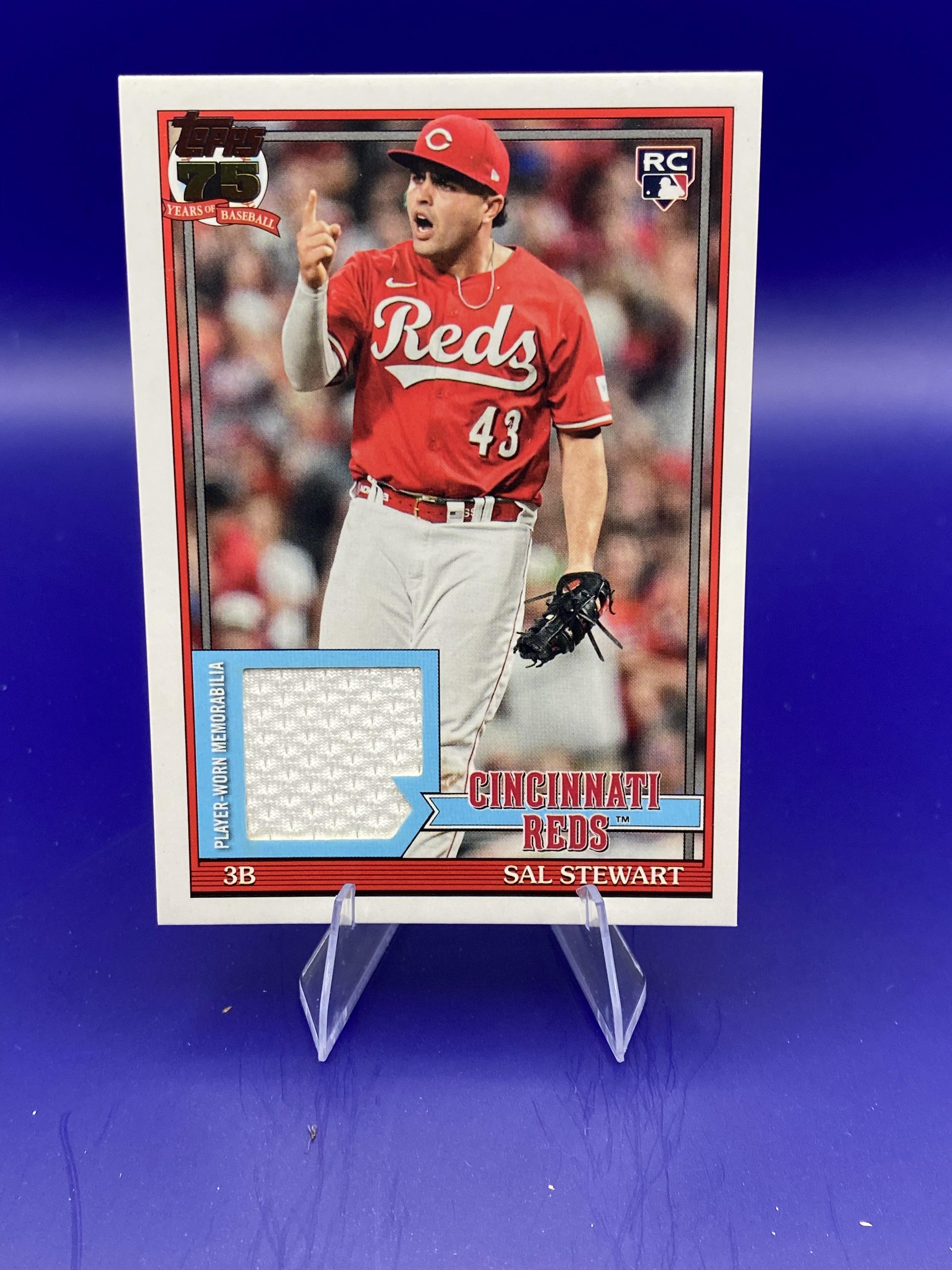 2026 Topps #91R2-SST Sal Stewart 1991 35th Anniversary Relics (Series Two)