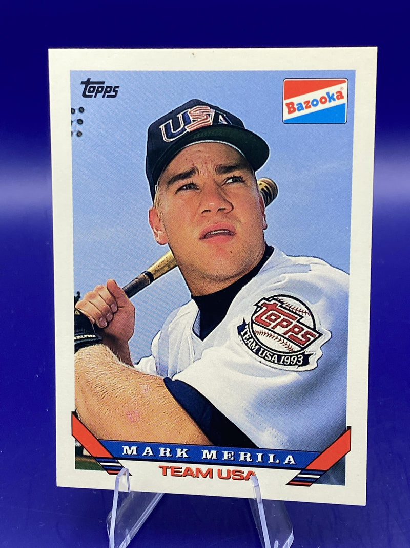 1993 Topps Bazooka Team USA #15 Mark Merila