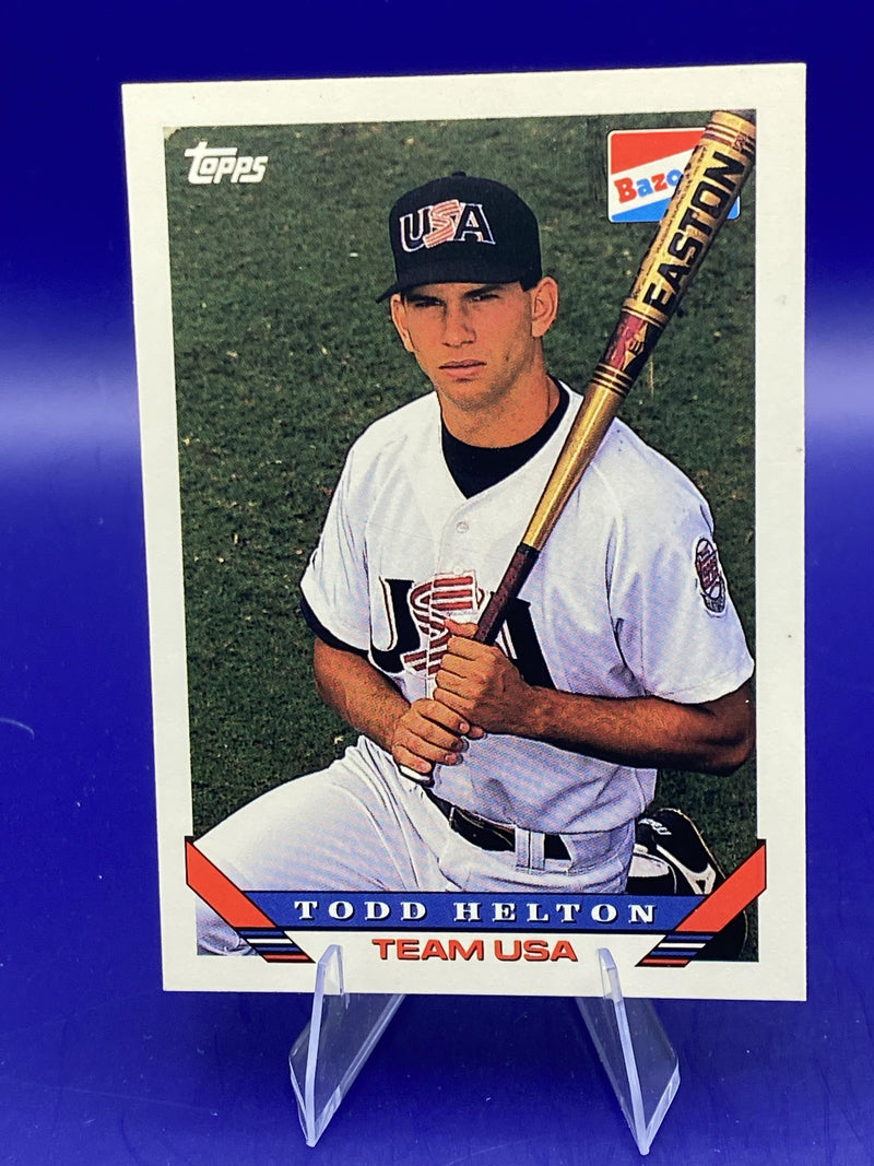 1993 Topps Bazooka Team USA #11 Todd Helton