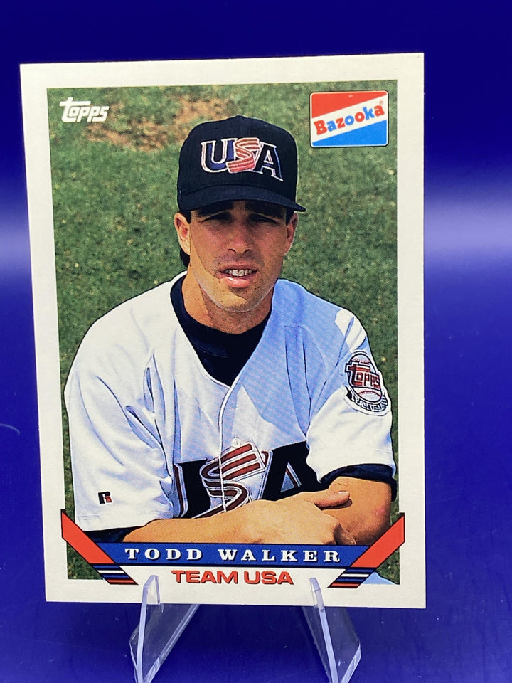 1993 Topps Bazooka Team USA #6 Todd Walker