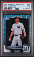2025 Bowman Chrome #BCP-166 Cam Schlittler Prospects Mojo PSA 9