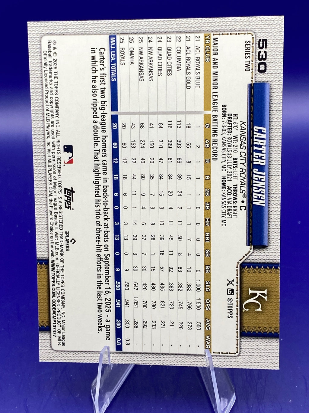 2026 Topps #520 Andrew Alvarez