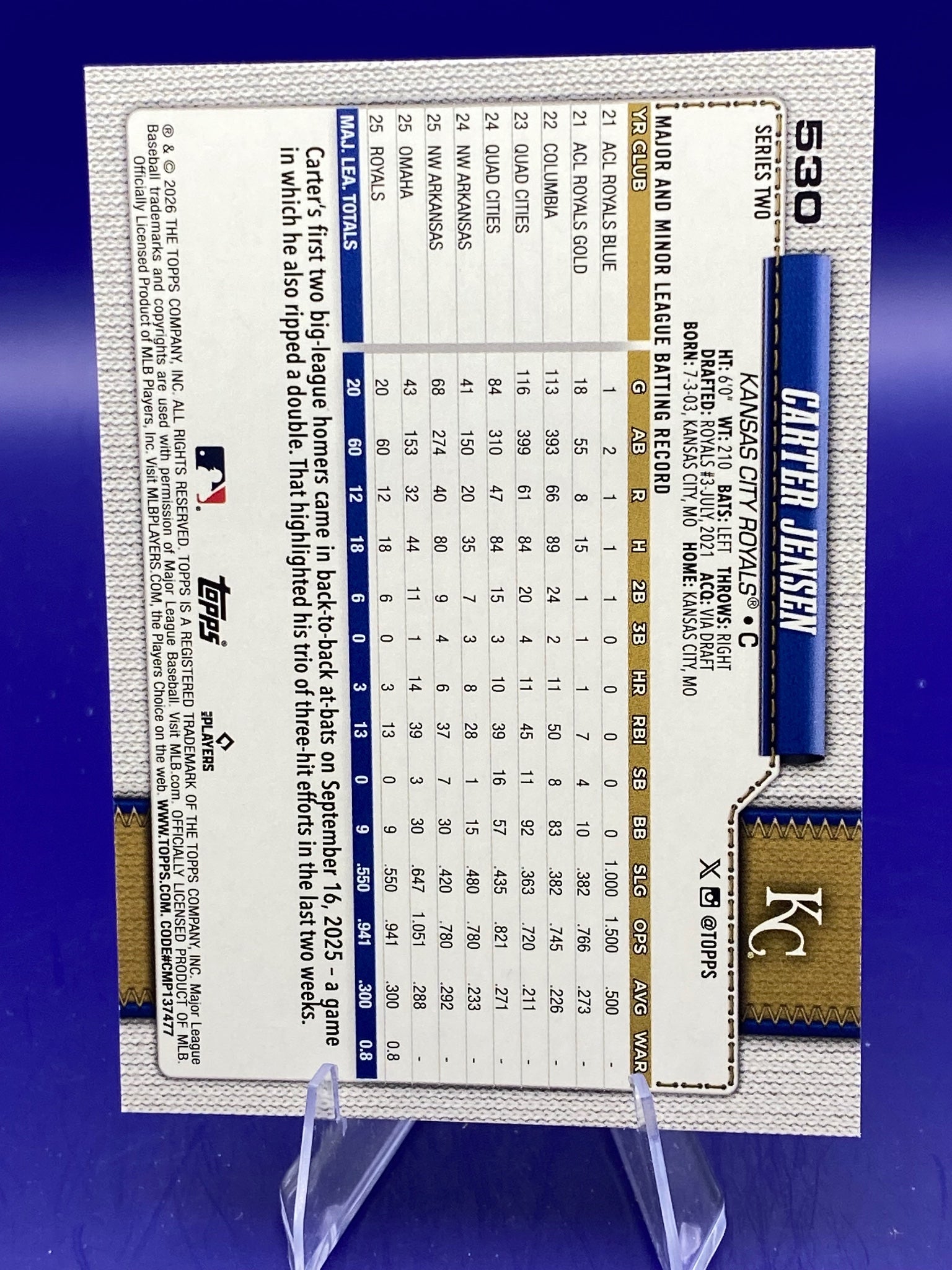 2026 Topps #520 Andrew Alvarez